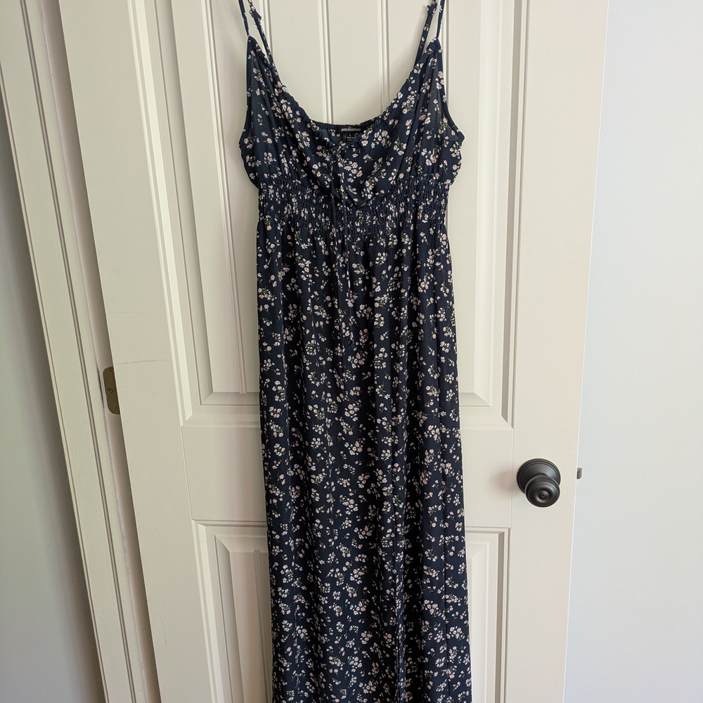 Ambiance Navy Floral Maxi Dress